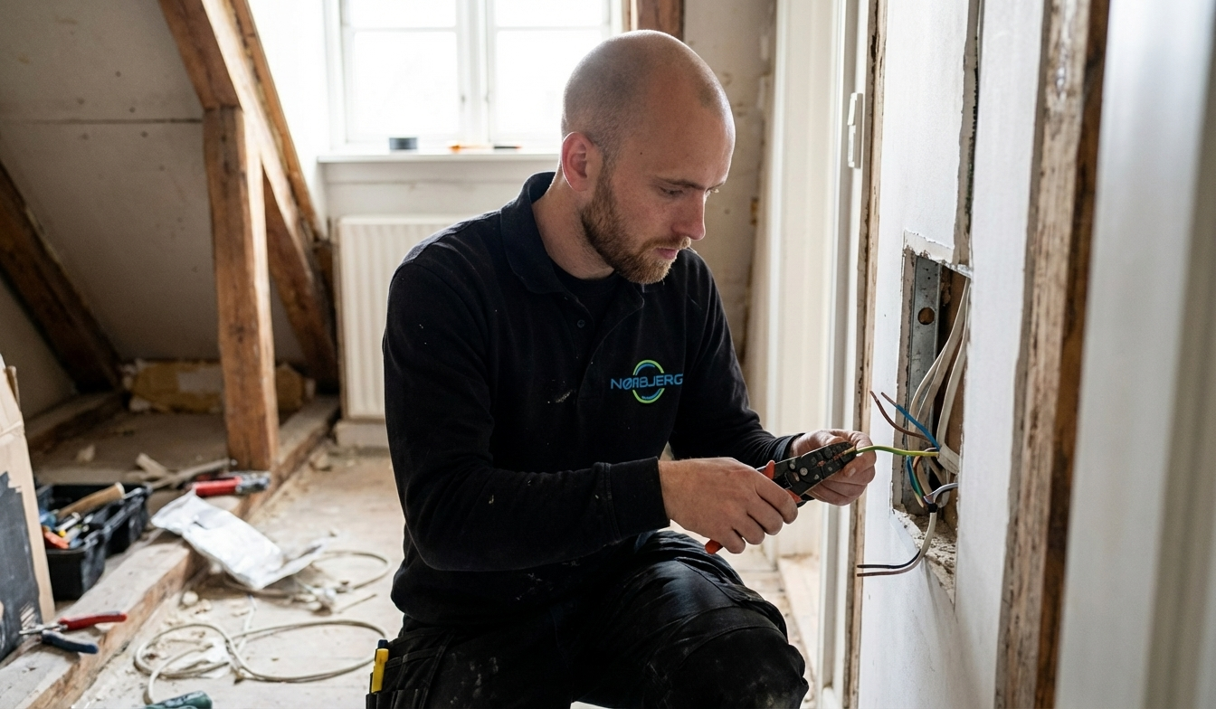 El-renovering af installation i ældre hus i Køge-området