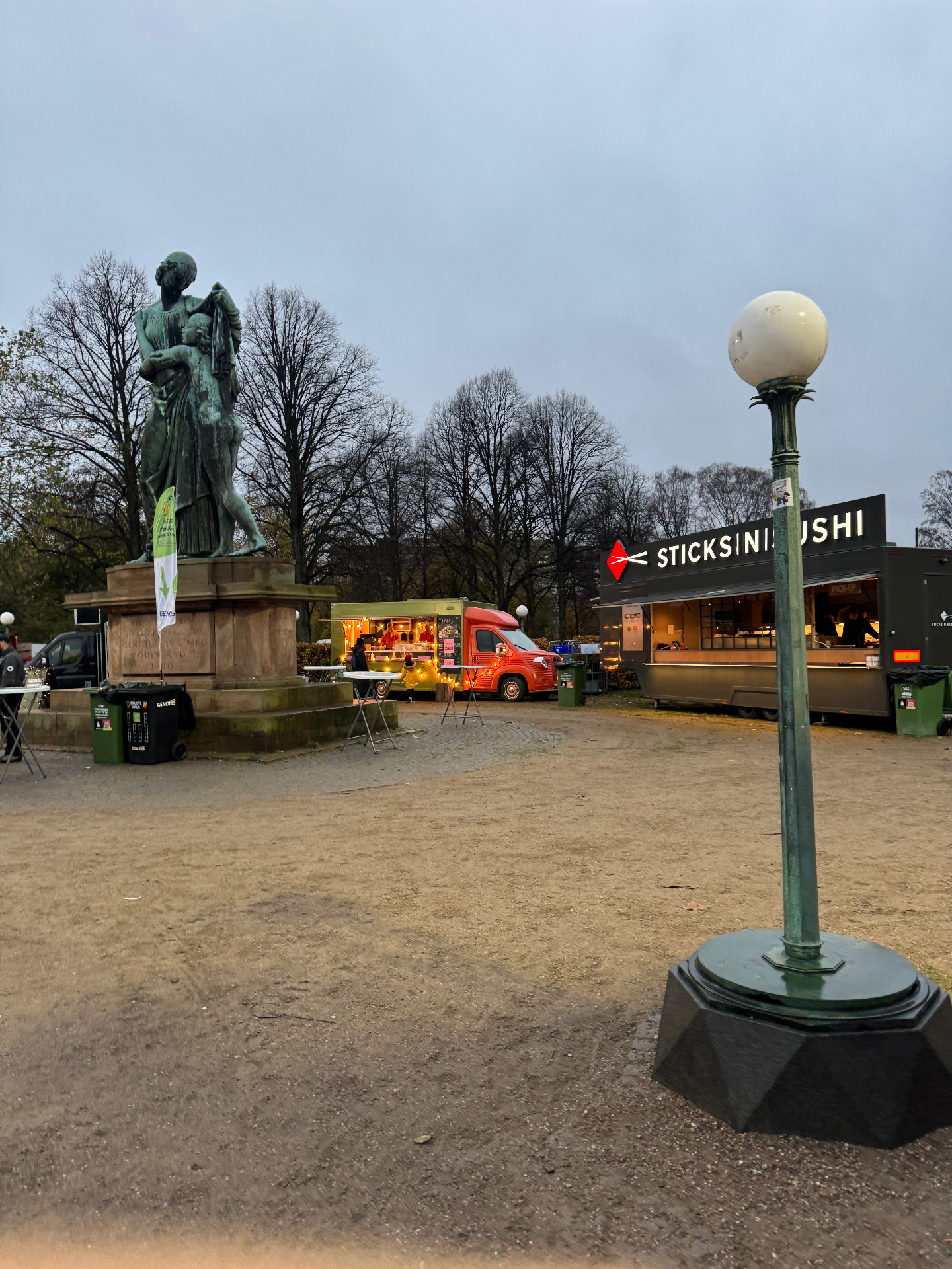 Foodtrucks og madboder på event med strømforsyning