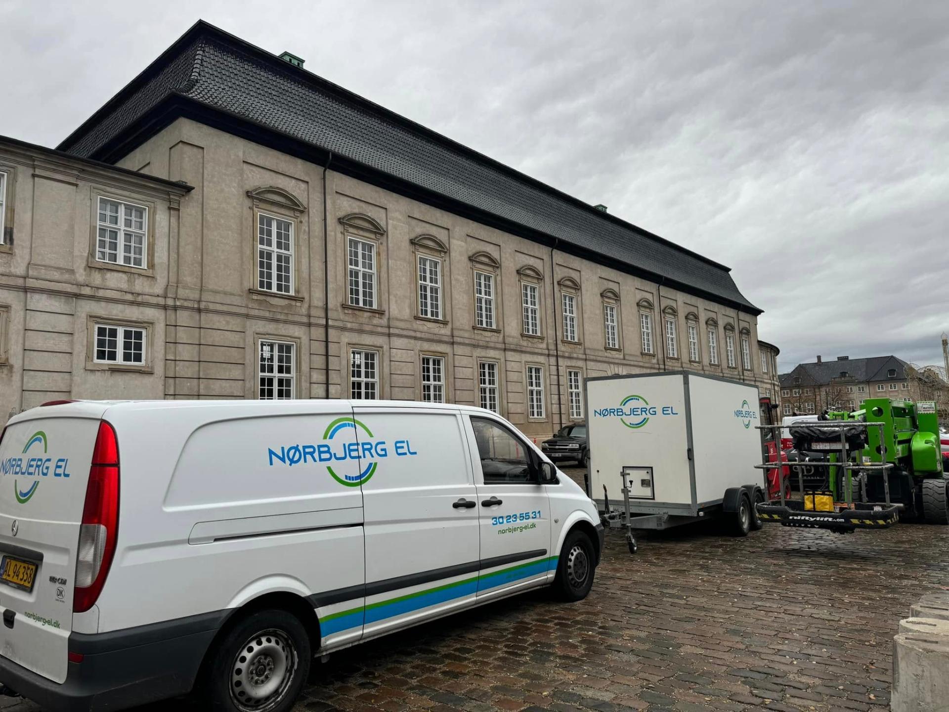 Nørbjerg Els servicebiler klar til el-opgaver i Køge og på Sjælland